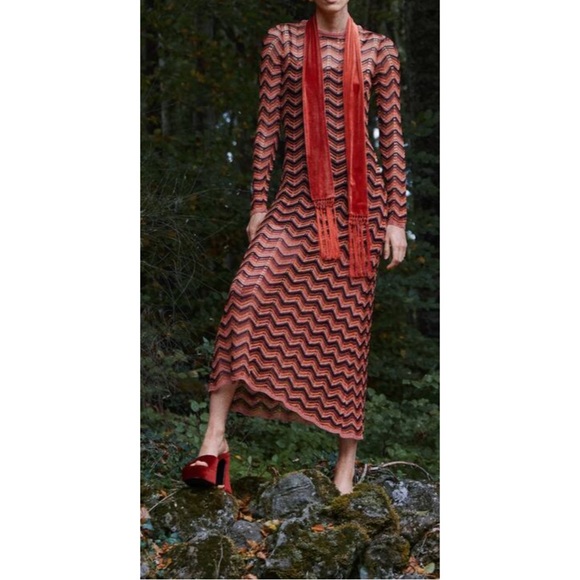 MANGO ~Lurex Knitted Dress (NWT) - Picture 7 of 11